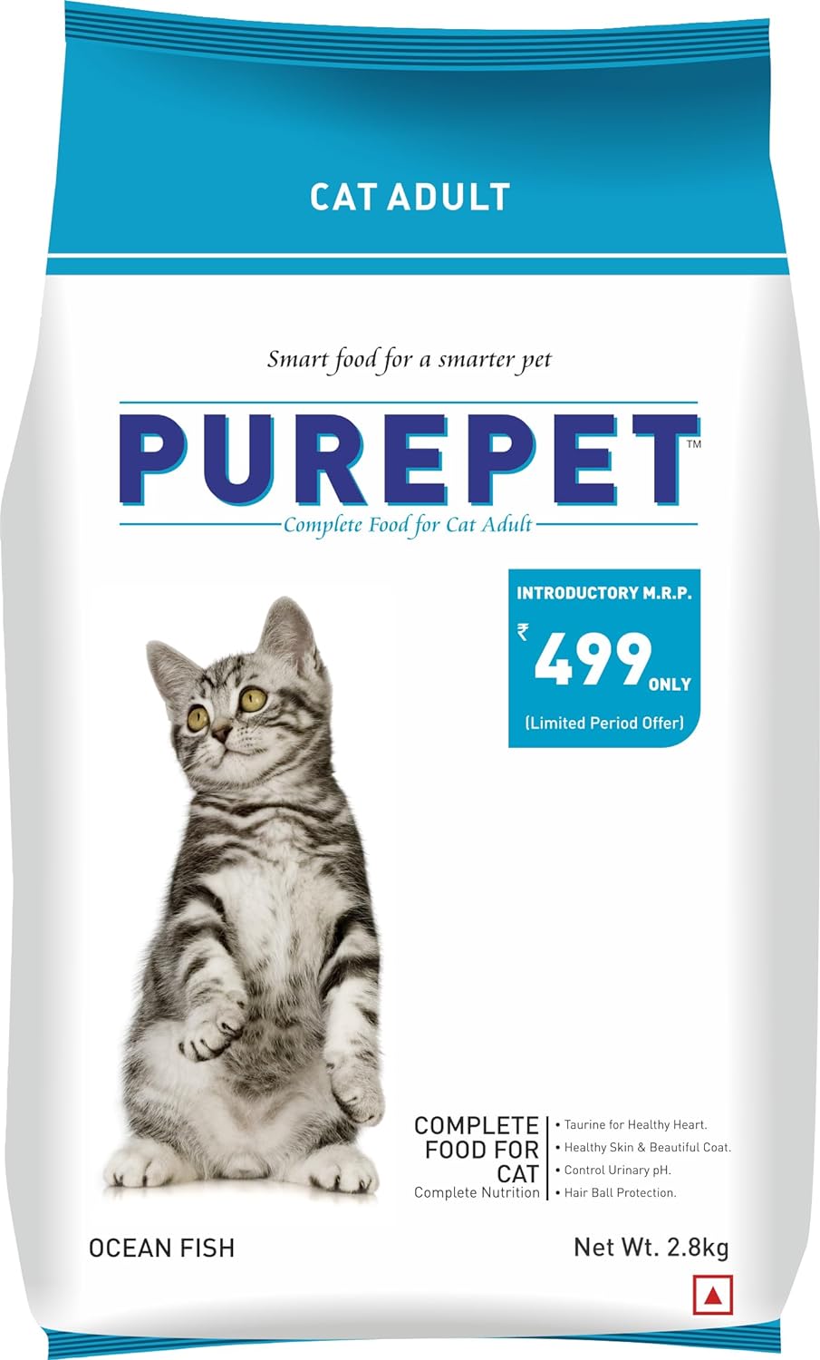 Purepet Ocean Fish Cat Adult 2.8kg (1 Packet)