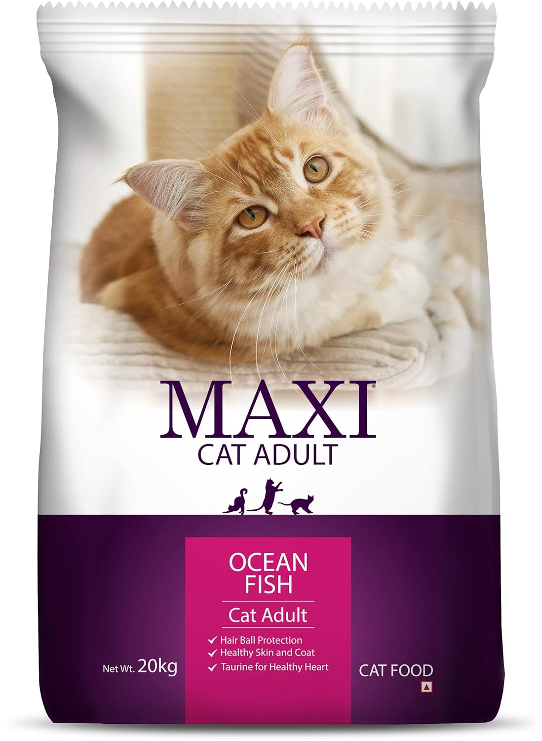 Maxi Adult Cat Food Ocean Fish 20kg (1 Packet)