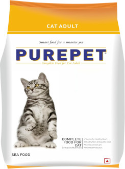 Purepet Cat Adult Sea Food 2.8kg. ( 1 Packet)