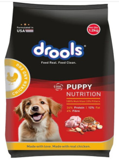 Drools Chicken and  Egg Puppy 1.2 KG (1 Packet)