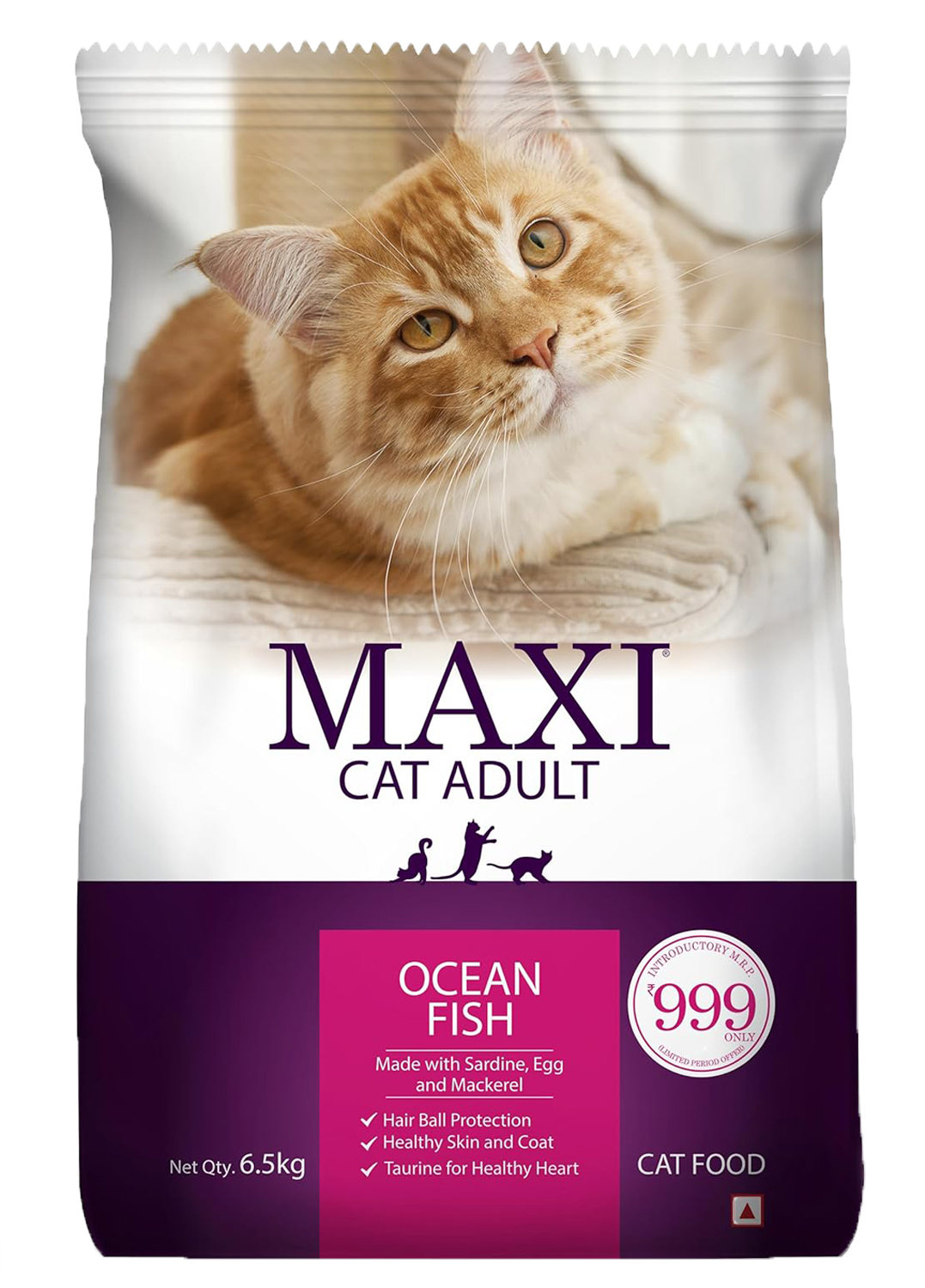 Maxi Adult Ocean Fish Cat food 6.5kg