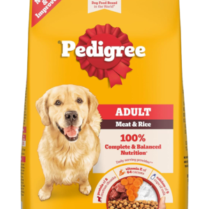 Pedigree Adult Dry Dog Food Meat & Rice 3kg