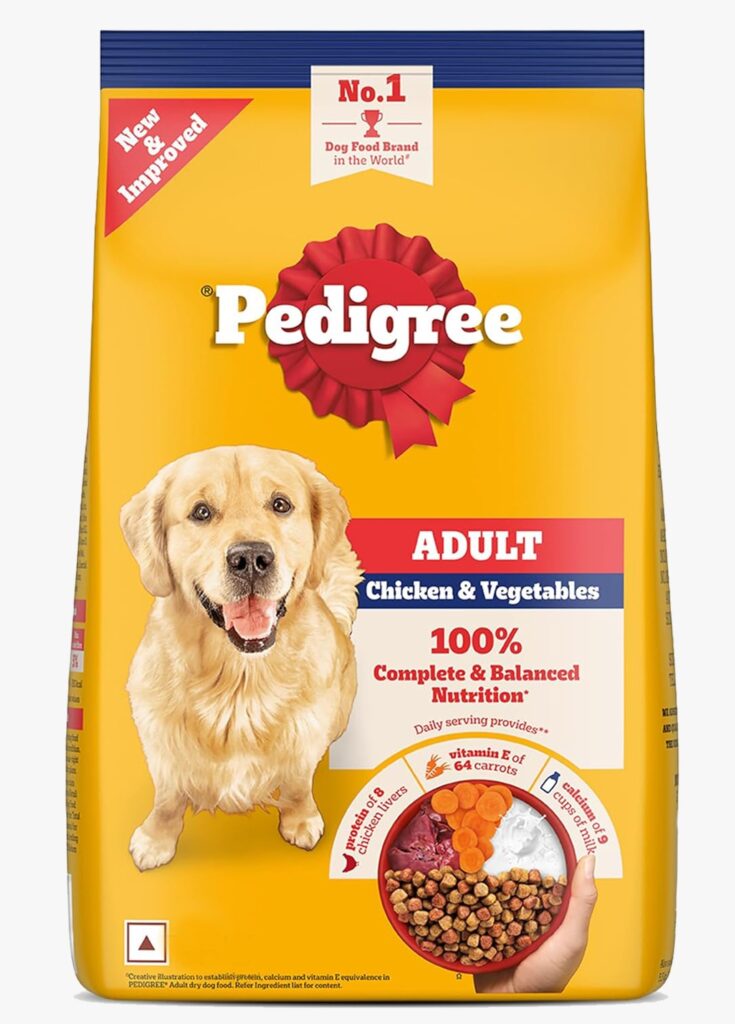 Pedigree Adult Dry Dog Food Chicken and Vegetable 2.8 KG