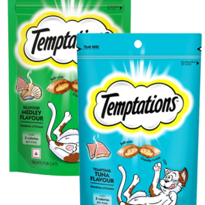 Temptation Cat Treat Tuna and Medley Flavor 85gm (pack of 2)