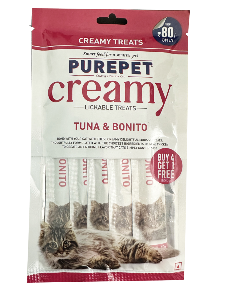 Purepet Creamy Tuna & Bonito 75 gm (Pack of 3)