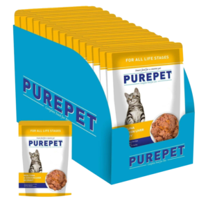 Purepet Cat Real Tuna in Gravy 50 Gm ( pack of 15)