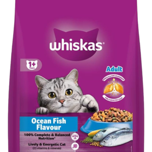 Whiskas Adult (+1 year) Dry Cat Food, Ocean Fish Flavor, 7kg Pack