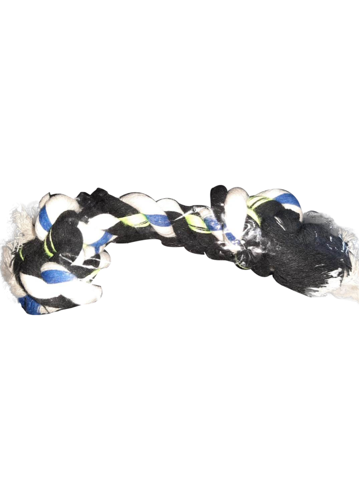 Dog 2 Knot Knotted Cotton Rope Toys for Teeth Cleaning and Chewing