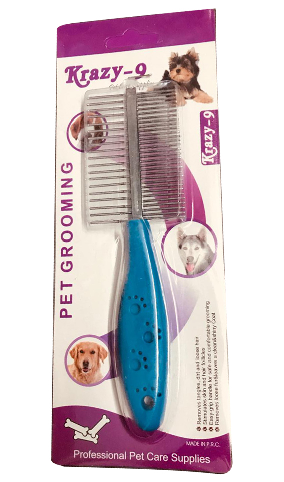 Krazy 9 Double Side Comb – Blue