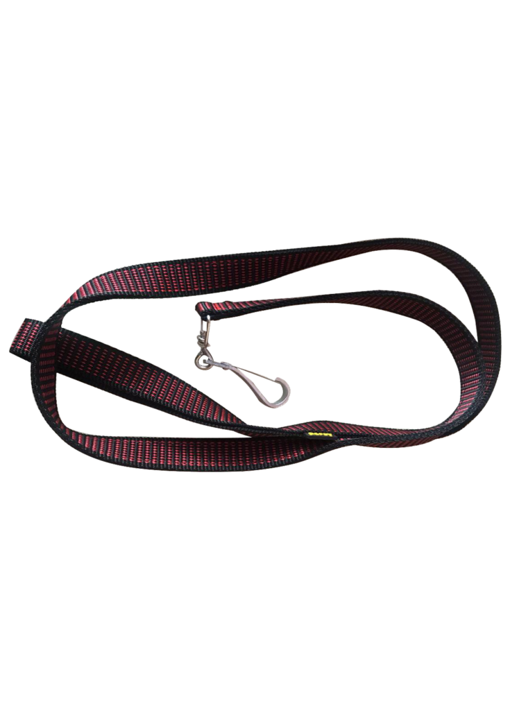 Leash 1’Inch Red and Black