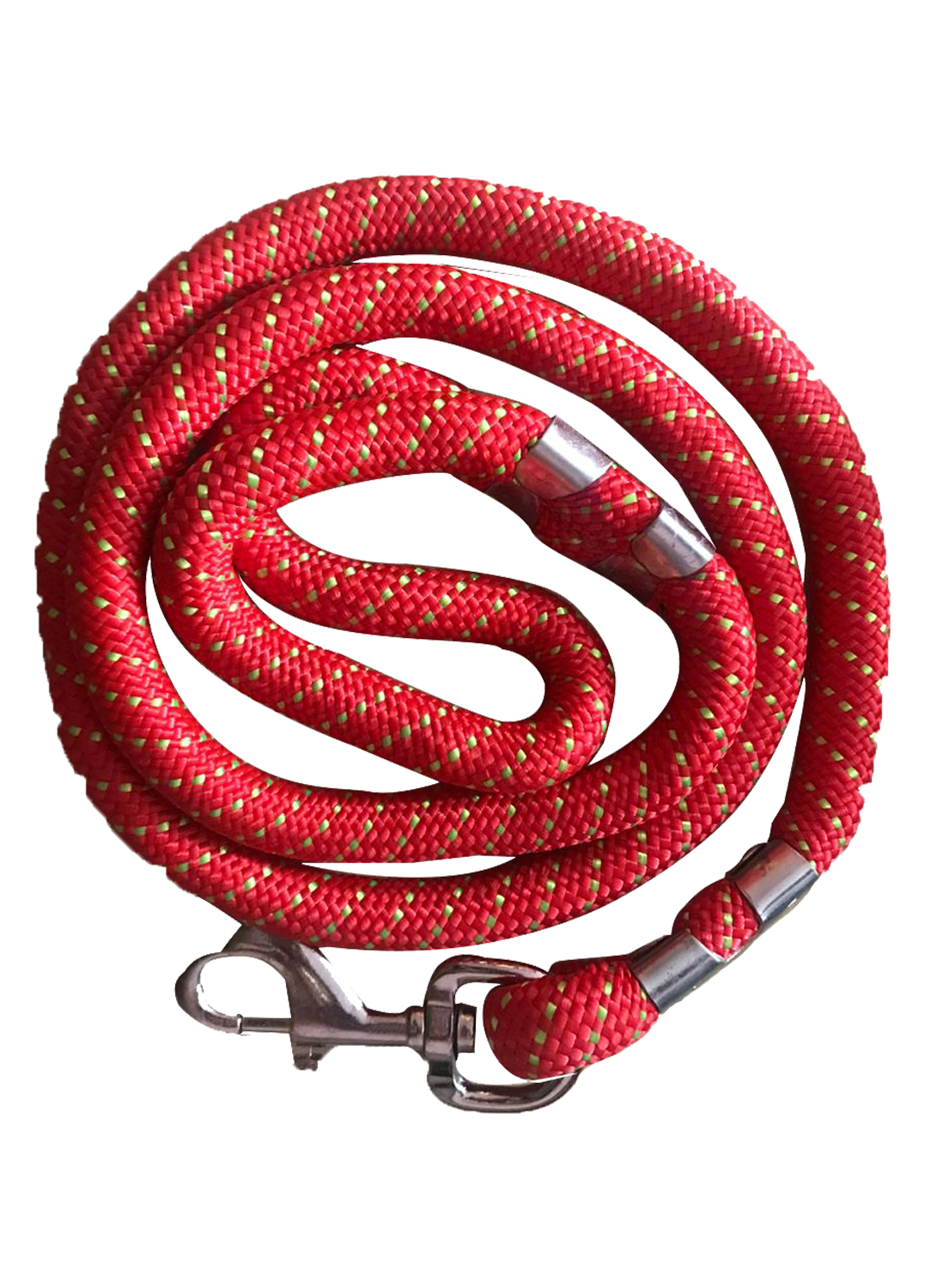 Rope Leash 18 mm-Red, Steel Hook
