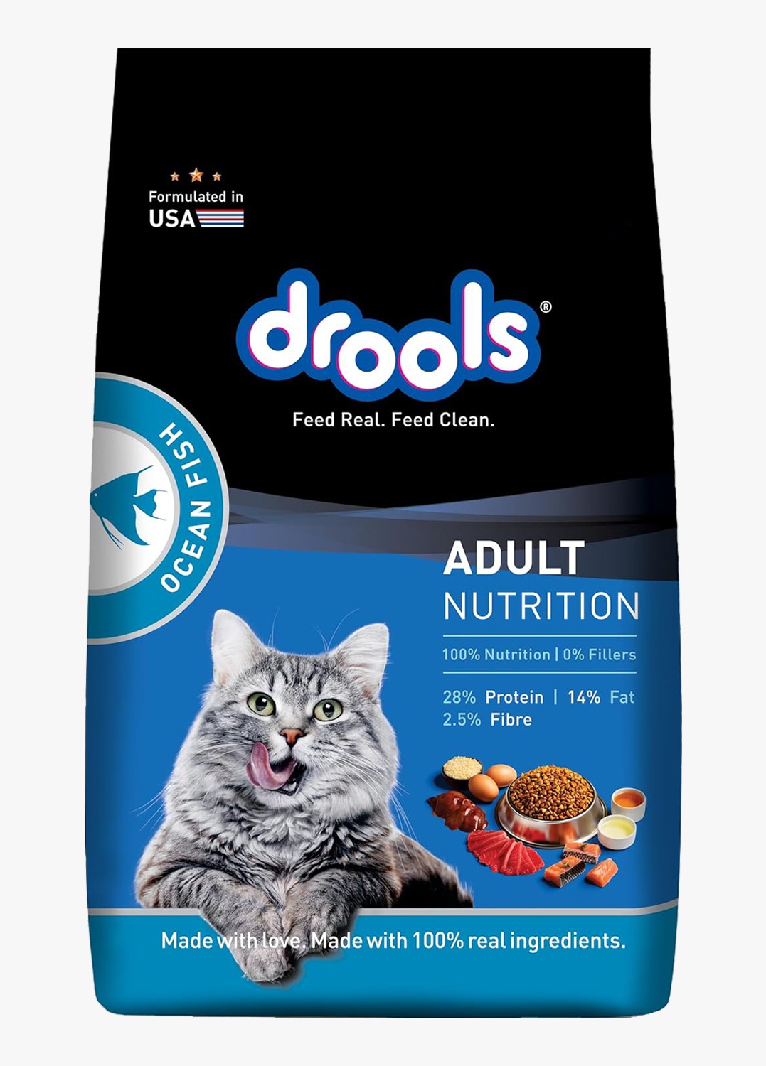 Drools Adult Cat Food Ocean Fish 3kg