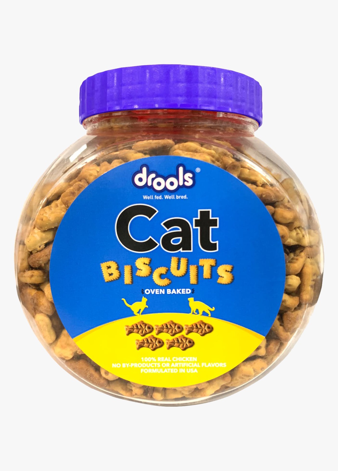 Drools Cat Biscuit 400 GM Jar