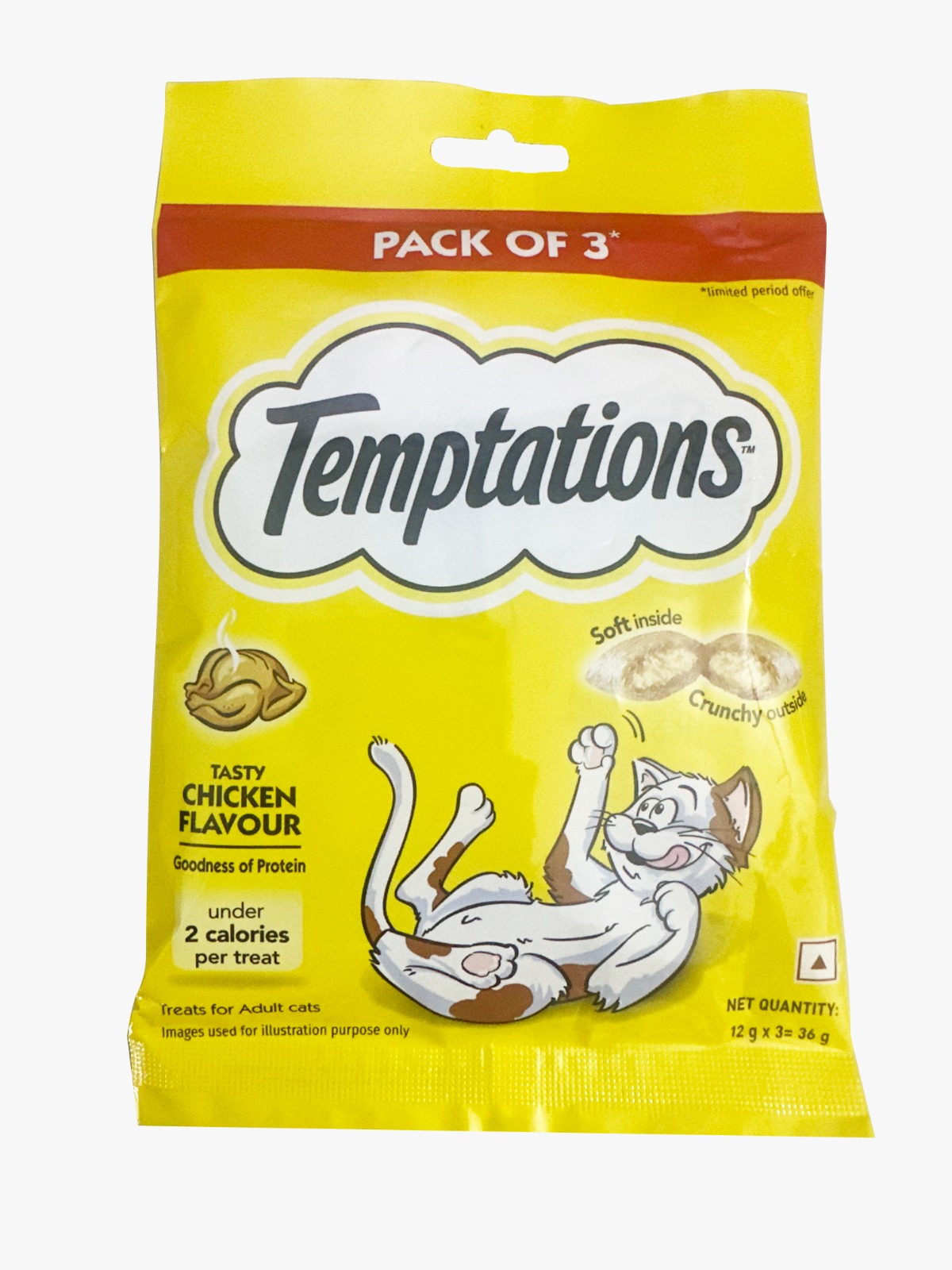 Temptation Tasty Chicken 36 GM (Pack of 4)