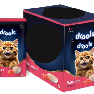 Drools Salmon Mousse Cat 80gm (Pack of 5)