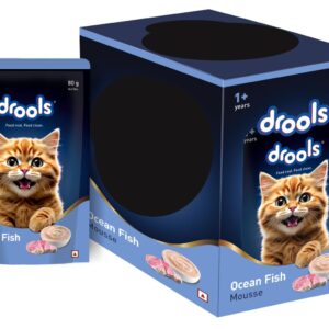 Drools Oceanfish Mousse Cat 80gm (Pack of 5)