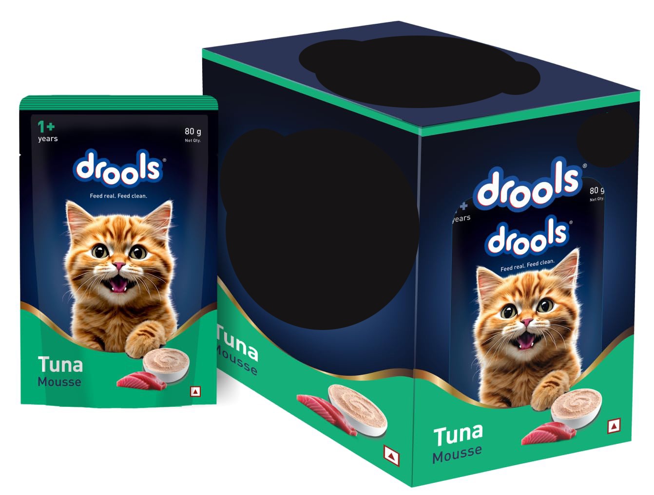 Drools Tuna Mousse Cat 80gm (Pack of 5)