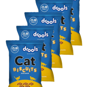 DROOLS Cat Biscuit 40 GM Laddi Chicken Flavor ( Pack of 5)